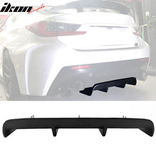 Load image into Gallery viewer, Universal 31"x9" MDA 4-Fin Rear Diffuser Valance Splitter Matte Black