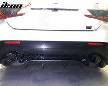 Load image into Gallery viewer, Universal 31"x9" MDA 4-Fin Rear Diffuser Valance Splitter Matte Black