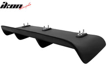 Load image into Gallery viewer, Universal 31"x9" MDA 4-Fin Rear Diffuser Valance Splitter Matte Black