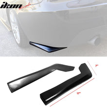 Load image into Gallery viewer, 2005-2008 BMW E90 3-Series DT Style Rear Lip Side Aprons Black PU