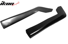 Load image into Gallery viewer, 2005-2008 BMW E90 3-Series DT Style Rear Lip Side Aprons Black PU