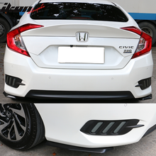 Load image into Gallery viewer, Universal V1 Sanded Black Rear Bumper Splitter Lip With 8 Screws PP