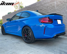 Load image into Gallery viewer, 2016-2022 BMW F87 M2 Rear Bumper Lip Aprons Unpainted Black PU