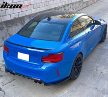 Load image into Gallery viewer, 2016-2022 BMW F87 M2 Rear Bumper Lip Aprons Unpainted Black PU