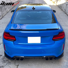 Load image into Gallery viewer, 2016-2022 BMW F87 M2 Rear Bumper Lip Aprons Unpainted Black PU