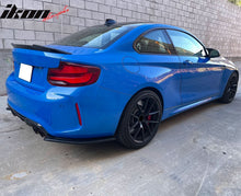 Load image into Gallery viewer, 2016-2022 BMW F87 M2 Rear Bumper Lip Aprons Unpainted Black PU