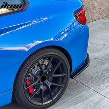 Load image into Gallery viewer, 2016-2022 BMW F87 M2 Rear Bumper Lip Aprons Unpainted Black PU