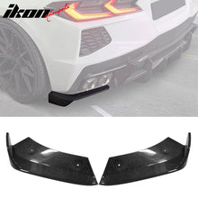 Load image into Gallery viewer, 2020-2025 Chevrolet Corvette Rear Bumper Diffuser Aprons Carbon Fiber