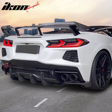 Load image into Gallery viewer, 2020-2025 Chevrolet Corvette Rear Bumper Diffuser Aprons Carbon Fiber