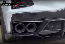 Load image into Gallery viewer, 2020-2025 Chevrolet Corvette Rear Bumper Diffuser Aprons Carbon Fiber