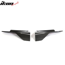 Load image into Gallery viewer, 2021-2024 Tesla Model S Gloss Black V Rear Splitter Apron Carbon Fiber