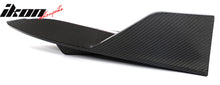Load image into Gallery viewer, 2021-2024 Tesla Model S Gloss Black V Rear Splitter Apron Carbon Fiber