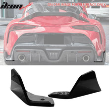 Load image into Gallery viewer, 2020-2025 Toyota GR Supra Rear Bumper Splitters AG Carbon Fiber Print