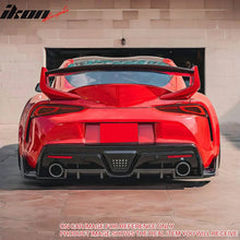 Load image into Gallery viewer, 2020-2025 Toyota GR Supra Rear Bumper Splitters AG Carbon Fiber Print