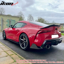 Load image into Gallery viewer, 2020-2025 Toyota GR Supra Rear Bumper Splitters AG Carbon Fiber Print