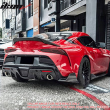 Load image into Gallery viewer, 2020-2025 Toyota GR Supra Rear Bumper Splitters AG Carbon Fiber Print