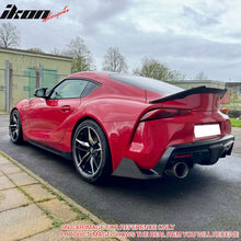 Load image into Gallery viewer, 2020-2025 Toyota GR Supra Rear Bumper Splitters AG Matte Black Aprons