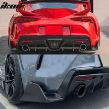 Load image into Gallery viewer, 2020-2025 Toyota GR Supra Rear Bumper Splitters AG Matte Black Aprons