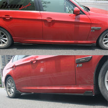 Load image into Gallery viewer, 2006-2008 BMW E90 3 Series Sedan Side Skirts Rocker Panels 4PC PP