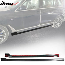 Load image into Gallery viewer, 2019-2023 BMW G07 X7 M Sport Primer Side Skirts Lip Extension Pair ABS
