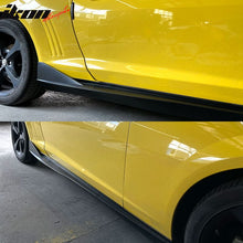 Load image into Gallery viewer, 2010-2015 Chevy Camaro IKON V3 Style Add On Side Skirts Panel PP