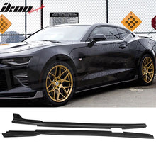Load image into Gallery viewer, 2016-2024 Chevy Camaro Ikon Style Side Skirts Rocker Panel PP