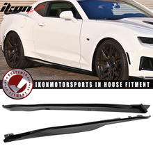 Load image into Gallery viewer, 2016-2024 Chevrolet Camaro ZL1 Style Side Skirt Extension Panel