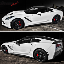 Load image into Gallery viewer, 2014-2019 Chevy Corvette C7 Z06 Style Side Skirts ABS Gloss Black