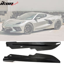 Load image into Gallery viewer, 2020-2025 Chevy Corvette C8 IKON Style Carbon Fiber CF Side Skirts 2PC