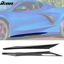 Load image into Gallery viewer, 2020-25 Corvette C8 Stingray/Z51 Side Skirts Carbon Fiber Rocker Panel