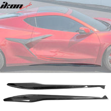 Load image into Gallery viewer, 23-25 Corvette C8 Z06/E-Ray/ZR1 Side Skirts Carbon Fiber Rocker Panel