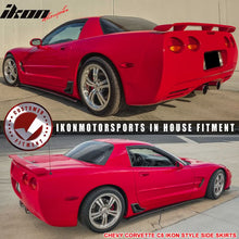 Load image into Gallery viewer, 1997-2004 Chevy Corvette C5 IKON Style Side Skirts Carbon Fiber