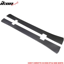 Load image into Gallery viewer, 1997-2004 Chevy Corvette C5 IKON Style Side Skirts Carbon Fiber