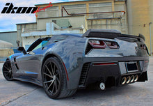 Load image into Gallery viewer, 2014-2019 Chevrolet Corvette C7 Side Skirts Z07 Style Unpainted Black