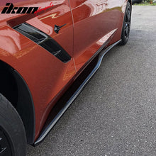 Load image into Gallery viewer, 2014-2019 Chevrolet Corvette C7 Side Skirts Z07 Style Unpainted Black