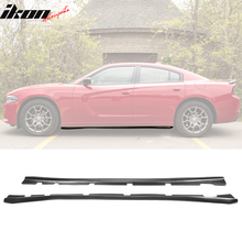 Load image into Gallery viewer, 2011-2023 Dodge Charger Matte Black Side Skirts Extension PP