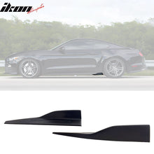 Load image into Gallery viewer, Universal Side Skirts PU ROU Style Unpainted BlackÂ Rocker Pane