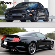 Load image into Gallery viewer, Universal Side Skirts PU ROU Style Unpainted BlackÂ Rocker Pane