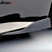 Load image into Gallery viewer, Universal Side Skirts PU ROU Style Unpainted BlackÂ Rocker Pane