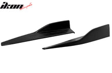 Load image into Gallery viewer, Universal Side Skirts PU ROU Style Unpainted BlackÂ Rocker Pane