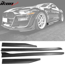 Load image into Gallery viewer, 2015-2023 Ford Mustang GT500 Style Matte Side Skirts Rocker Panel 4PC