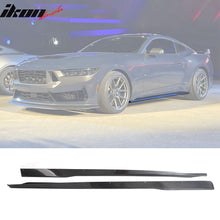 Load image into Gallery viewer, 2024-2025 Ford Mustang OE Style 2PCS Side Skirts Panel Carbon Fiber CF