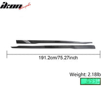 Load image into Gallery viewer, 2024-2025 Ford Mustang OE Style 2PCS Side Skirts Panel Carbon Fiber CF