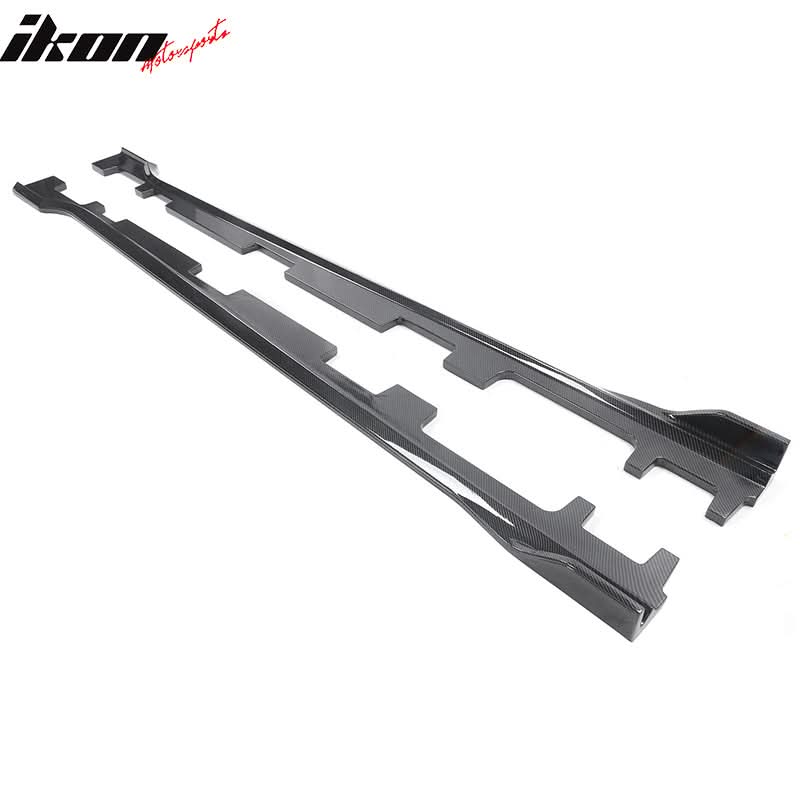 2018-2022 Honda Accord Side Skirts Extension ABS Carbon Fiber Print