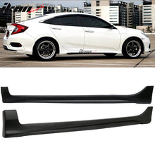 Load image into Gallery viewer, 2016-2021 Honda Civic Sedan AVS Style Unpainted Side Skirt Splitter PP