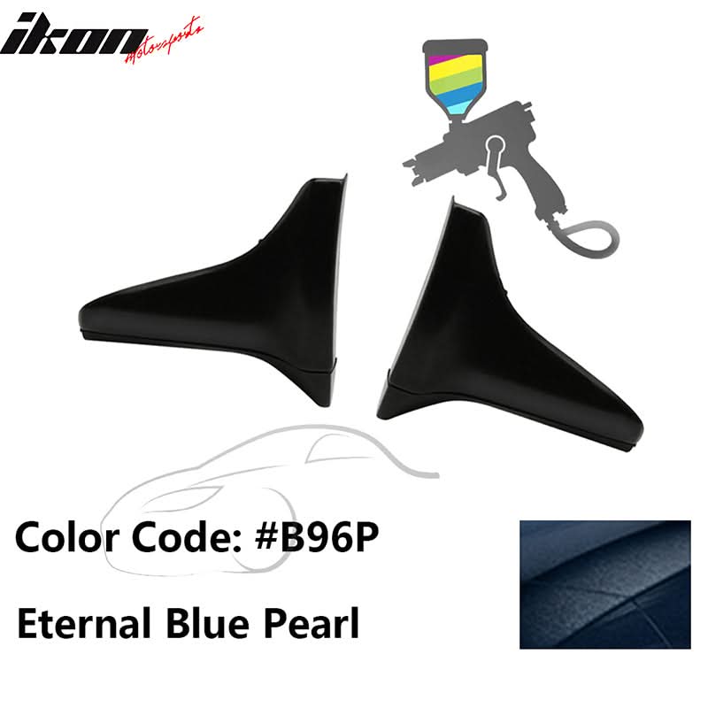 Fits 00-09 Honda S2000 OE Style PU Side Skirt Guard Strakes Cap 4pc