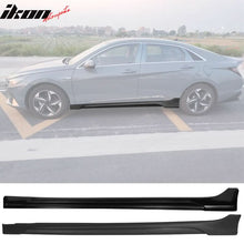 Load image into Gallery viewer, 2021-2023 Hyundai Elantra Matte Bk Side Skirt Rocker Panel PP