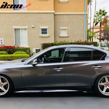 Load image into Gallery viewer, 2014-2023 Infiniti Q50 Unpainted Side Skirts Rocker Panel ABS