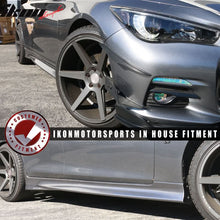 Load image into Gallery viewer, 2014-2023 Infiniti Q50 Unpainted Side Skirts Rocker Panel ABS