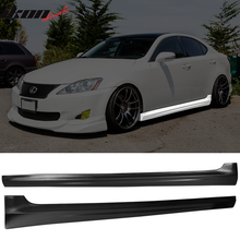 Load image into Gallery viewer, 2006-2013 Lexus IS250 IS350 IN-S Style Matte Black Side Skirt PP